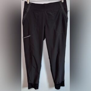 Cherokee Infinity Black Jogger Scrub Pants Petite Medium